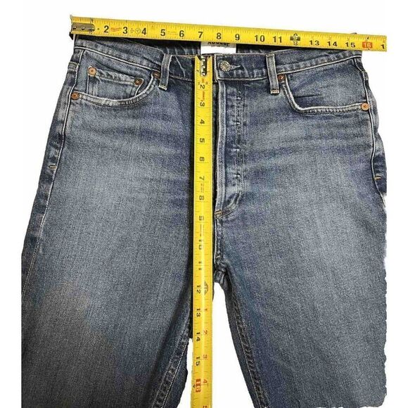 Agolde Nico High Rise Slim Jeans Womens Size 30 Button Fly Ankle - Picture 5 of 8
